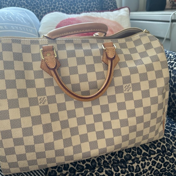 Louis Vuitton Speedy 35 Damier Azur - Picture 1 of 10